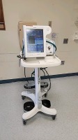 PHILIPS RESPIRONICS V60 VENTILATOR ON ROLLING STAND LOCATED AT: LOCATED AT: 1 MEDICAL CENTER BLVD, CHESTER, PA 19013 4/STU/NS