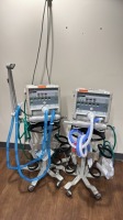 BIRD TBIRD VENTILATOR ON ROLLING STAND, QTY.(2) LOCATED AT: LOCATED AT: 1 MEDICAL CENTER BLVD, CHESTER, PA 19013
