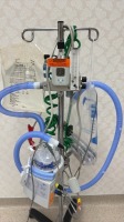 MAXVENTURI R211P24 300 OXYGEN BLENDER, DIGITAL W/ HEATED HUMIDIFIER ON ROLLING STAND LOCATED AT: LOCATED AT: 1 MEDICAL CENTER BLVD, CHESTER, PA 19013 4/ICU/FC