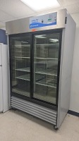 FISHER SCIENTIFIC ISOTEMP PLUS, CATALOG NO. 13-986-128SA REFIGERATOR ON WHEELS