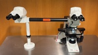 LEICA DM 2000 LAB MICROSCOPE W/ ASSISTANTS ATTACHMENT, 4 OBJECTIVE LENSES AND 4 OCULAR LENSES LOCATED AT: LOCATED AT: 1 MEDICAL CENTER BLVD, CHESTER, PA 19013