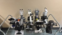 MICROSCOPES, ASSORTED (QTY. 9) LOCATED AT: LOCATED AT: 1 MEDICAL CENTER BLVD, CHESTER, PA 19013