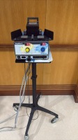 VALLEYLAB SURGISTAT II ESU WITH FOOT SWITCH ON ROLLING STAND LOCATED AT: LOCATED AT: 1 MEDICAL CENTER BLVD, CHESTER, PA 19013