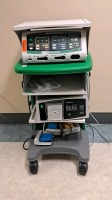 MEGADYNE MEGAPOWER ESU WITH FOOT SWITCH ON CART WITH MEGADYNE SMOKE EVACUATOR LOCATED AT: LOCATED AT: 1 MEDICAL CENTER BLVD, CHESTER, PA 19013