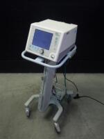 RESPIRONICS BIPAP VISION VENTILATORY SUPPORT SYSTEM ON ROLLING STAND