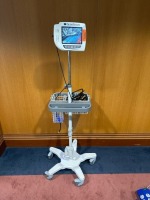 VERATHON GLIDSCOPE VIDEO LARYNGOSCOPE MONITOR W/ 0570-0307 LARYNGOSCOPE ON ROLLING STAND LOCATED AT: LOCATED AT: 1 MEDICAL CENTER BLVD, CHESTER, PA 19013 4/OR HALL