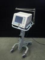 RESPIRONICS BIPAP VISION VENTILATORY SUPPORT SYSTEM ON ROLLING STAND