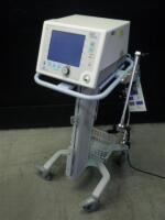 RESPIRONICS BIPAP VISION VENTILATORY SUPPORT SYSTEM ON ROLLING STAND
