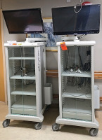 ARTHROSCOPY CART W/ STRYKER 4K 32" SURGICAL DISPLAY (QTY. 3) LOCATED AT: LOCATED AT: 1 MEDICAL CENTER BLVD, CHESTER, PA 19013 1/PPE