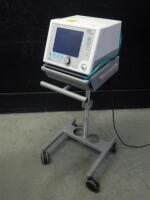RESPIRONICS BIPAP VISION VENTILATORY SUPPORT SYSTEM ON ROLLING STAND