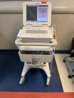 PHILIPS PAGEWRITER TC70 EKG SYSTEM W/ ACQUISITION MODULE AND WIRELESS TRANSMITTER ON CART LOCATED AT: LOCATED AT: 1 MEDICAL CENTER BLVD, CHESTER, PA 19013 G/ED/TREATMENT 4