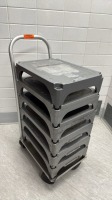 STEP STOOLS, QTY. (6) W/ CART LOCATED AT: LOCATED AT: 1 MEDICAL CENTER BLVD, CHESTER, PA 19013 4/OR 8