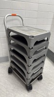 STEP STOOLS, QTY. (6) W/ CART LOCATED AT: LOCATED AT: 1 MEDICAL CENTER BLVD, CHESTER, PA 19013 4/OR 8