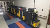EVS CARTS,ASSORTED, QTY.(5) W// VACUUM AND ACCESSORIES LOCATED AT: LOCATED AT: 1 MEDICAL CENTER BLVD, CHESTER, PA 19013 G/ED/HALLWAY