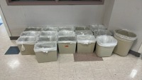 RUBBERMAID 2824 TRASH CANS, FIRE RESISTANT (QTY. 13 + 6 ASSORTED) LOCATED AT: LOCATED AT: 1 MEDICAL CENTER BLVD, CHESTER, PA 19013 4/SPU/AF7