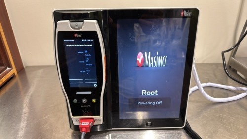 MASIMO ROOT MONITOR W/ RADICAL 7 PULSE OXIMETER, AC LOCATED AT: LOCATED AT: 1 MEDICAL CENTER BLVD, CHESTER, PA 19013 1/WW/HALL