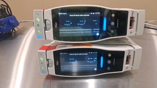 MASIMO RADICAL 7 PULSE OXIMETER WITH CRADLE, QTY. (2) LOCATED AT: LOCATED AT: 1 MEDICAL CENTER BLVD, CHESTER, PA 19013 G/ BIOMED SHOP