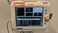 PHILIPS SURESIGNS VS3 MONITOR, VITAL SIGNS W/ LEADS ON ROLLING STAND