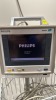 PHILIPS M3046A PATIENT MONITOR W/ M3000A MODULE WITH LEADS ON ROLLING STAND