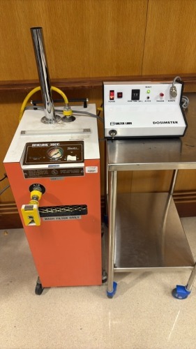 SALTER LABS 700 DOSIMETER WITH TIMETER ARIDYNE 3500 COMPRESSOR LOCATED AT: LOCATED AT: 1 MEDICAL CENTER BLVD, CHESTER, PA 19013 2/SOUTH/NT2004