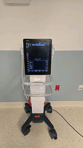 MINDRAY TE7 3B, ULTRASOUND SYSTEM W/ L14-5SP, L12-4S TRANSDUCERS ON MOBILE TROLLEY, (DOM 08-03-2017, SN 7P-78001404) LOCATED AT: LOCATED AT: 1 MEDICAL CENTER BLVD, CHESTER, PA 19013 4/P4