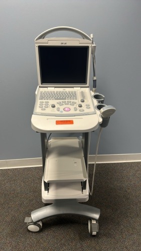MINDRAY DP-30 ULTRASOUND W/ 35C50EA TRANSDUCER ON CART (SN: 6U-83003332, DOM: 3-29-2018)