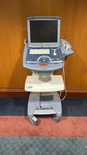 GE VOLUSON-I ULTRASOUND SYSTEM W/ 4C-RS TRANSDUCER ON CART, (SN B02721) LOCATED AT: LOCATED AT: 1 MEDICAL CENTER BLVD, CHESTER, PA 19013 3/LD/3520 RANGE HALL