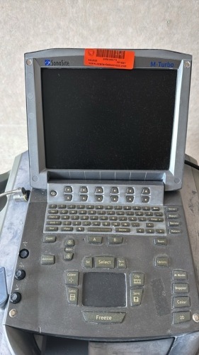 SONOSITE M-TURBO ULTRASOUND SYSTEM SYSTEM W/ L25, P21X/5-1 TRANSDUCERS ON CART (DOM 9/2008, SN 03D6MM) LOCATED AT: LOCATED AT: 1 MEDICAL CENTER BLVD, CHESTER, PA 19013 4/ICU/4009