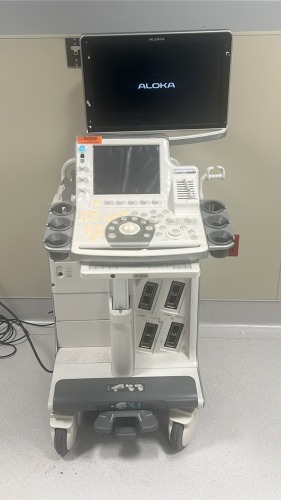 ALOKA PROSOUND F75 PREMIER ULTRASOUND SYSTEM, SN 203R0451 LOCATED AT: LOCATED AT: 1 MEDICAL CENTER BLVD, CHESTER, PA 19013