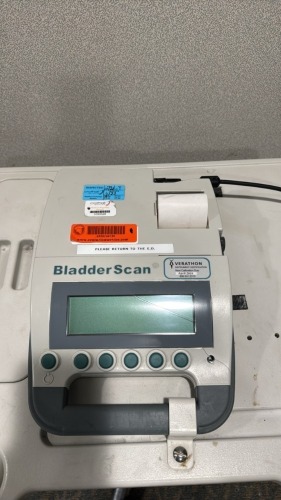 VERATHON BLADDERSCAN BVI 3000 BLADDER SCANNER WITH TRANSDUCER ON ROLLING STAND LOCATED AT: LOCATED AT: 1 MEDICAL CENTER BLVD, CHESTER, PA 19013