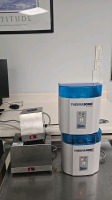 PARKS 82-03 THERMASONIC GEL WARMERS, QTY. (2) W/ IDEAL PRODUCTS EBW1 AND EBW2 GEL WARMERS, QTY. (2) ON STAINLESS STEEL CART LOCATED AT: LOCATED AT: 1 MEDICAL CENTER BLVD, CHESTER, PA 19013 G/ XRAY/ RM2