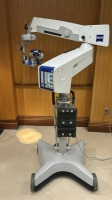 ZEISS OPMI VISU 150 SURGICAL MICROSCOPE W/ 4 10X AND F175 APO OCULAR LENS ON S8 STAND WITH FOOT SWITCH