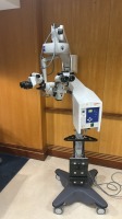 ZEISS OPMI VISU 160 SURGICAL MICROSCOPE W/ 4 10X AND F175 APO OCULAR LENS ON S7 STAND WITH FOOT SWITCH
