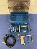 STRYKER TPS POWER SYSTEM: 5100-88 MICRODRIVER HANDLE- PISTOL GRIP, 5100-34 SAGITTAL SAW WITH ATTACHMENTS AND POWER CORD (LOCATED AT: 1 MEDICAL CENTER BLVD, CHESTER, PA 19013) 4TH OR