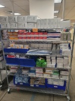 BLOOD COLLECTION TUBES, HAND SANITIZER, FACE MASKS, SODIUM CHLORIDE INJECTIONS, DOUBLE TREAD SLIPPERS, ECG ELECTRODES, EXAM GLOVES, SAFETY CLOSED CATHETERS, BOUFFANT CAPS, LOCATED AT: LOCATED AT: 1 MEDICAL CENTER BLVD, CHESTER, PA 19013 1/MAIN LOBBY`