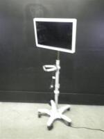 OLYMPUS OEV262H 26 INCH HD MONITOR ON ROLLING STAND