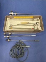 STORZ CONTINUOUS FLOW TUR INSTRUMENT TRAY WITH 27050E RESECTOSCOPE (LOCATED AT: 1 MEDICAL CENTER BLVD, CHESTER, PA 19013) 10 LAPAROSCOPIC/ UROLOGY 4TH OR
