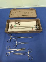 CYSTOSCOPY INSTRUMENT TRAY (LOCATED AT: 1 MEDICAL CENTER BLVD, CHESTER, PA 19013) 10 LAPAROSCOPIC/ UROLOGY 4TH OR