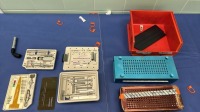 ZIMMER HERBERT BONE SCREW INSTRUMENTATION SCEW SET, ZIMMER/ WHIPPLE BONE SCREW SYSTEM CANNULATED SCREWS/ INSTRUMENTS, WITH GUIDE WIRES (LOCATED AT: 1 MEDICAL CENTER BLVD, CHESTER, PA 19013) OR HALLWAY 4TH OR