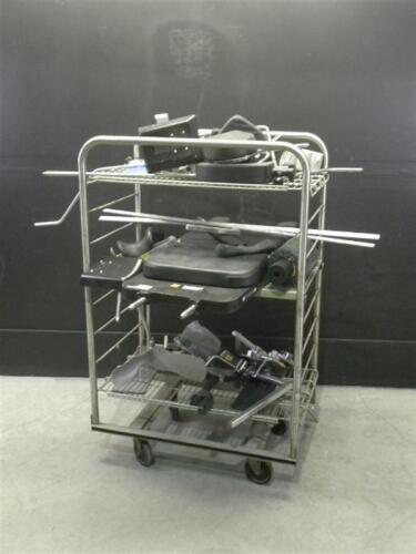 LOT OF OR TABLE PARTS AND PADS (NO CART)