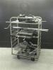 LOT OF OR TABLE PARTS AND PADS (NO CART)
