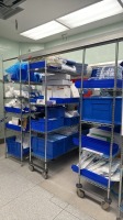 LOT ASSORTED DISPOSABLES AND POSITIONING PADS RACKING SYSTEM NOT INCLUDED LOCATED AT: LOCATED AT: 1 MEDICAL CENTER BLVD, CHESTER, PA 19013 4 OR 10