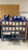 RACK OF ASSORTED MERIT MEDICAL PRESSURE MONITOR TUBING LOCATED AT: LOCATED AT: 1 MEDICAL CENTER BLVD, CHESTER, PA 19013 2 CARDIAC CATH LAB HALLWAY