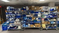 LOT OF ASSORTED DISPOSABLES (COVIDIEN SHILEYS, CATHETERS, BLOOD COLLECTER, WOUND SEALS, SURE-SNAP, FIT RIGHT INDERWARE, PAPER TAPE, POLYEHYLENE GOWNS,ECG ELECTRODES LOCATED AT: LOCATED AT: 1 MEDICAL CENTER BLVD, CHESTER, PA 19013 1 DISPOSABLE ROOM