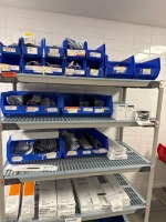 LOT OF ASSORTED DISPOSABLES (SMITH & NEPHEW, DEPUY, CONMED BURS) RACK NOT INCLUDED LOCATED AT: LOCATED AT: 1 MEDICAL CENTER BLVD, CHESTER, PA 19013 4/ OR