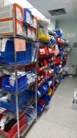 LOT OF VARIOUS DISPOSABLES WITH RACKING LOCATED AT: LOCATED AT: 1 MEDICAL CENTER BLVD, CHESTER, PA 19013 4 OR NO II
