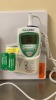 WELCH ALLYN 777 WALL TRANNFORMER W/ HEADS (23810 OTTO), SPHYGMOMANOMETER, PROBE DISPENSER, SURETEMP DIGITAL THERMOMETER W/ CRADLE ON WALLBOARD LOCATED AT: LOCATED AT: 1 MEDICAL CENTER BLVD, CHESTER, PA 19013 1/PPE - 9