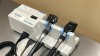 WELCH ALLYN 767 WALL TRANSFORMER W/ 2 HEADS GREY/BLUE LOCATED AT: LOCATED AT: 1 MEDICAL CENTER BLVD, CHESTER, PA 19013 - 6