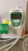 WELCH ALLYN 777 WALL TRANNFORMER W/ HEAD, SPHYGMOMANOMETER, PROBE DISPENSER, SURETEMP DIGITAL THERMOMETER W/ CRADLE ON WALLBOARD LOCATED AT: LOCATED AT: 1 MEDICAL CENTER BLVD, CHESTER, PA 19013 1/PPE - 10