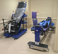 ALLEN A-71100-US ADVANCE SURGICAL TABLE W/ BOW FRAME, TABLE ATTACHMENTS, ACCESSORIES AND ALLEN BOW FRAME CART LOCATED AT: LOCATED AT: 1 MEDICAL CENTER BLVD, CHESTER, PA 19013 4/P4 HALL